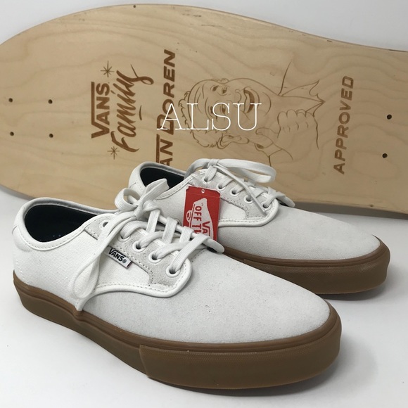 Vans Shoes - VANS Chima Ferguson Bleached Birch Suede Canvas W